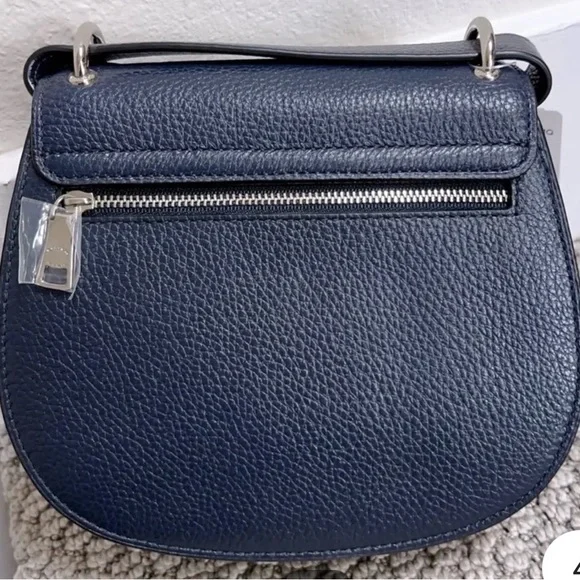 NWT Coach Remi Saddle Bag With Whipstitch Daisy Applique WITH card wallet - Picture 4 of 10